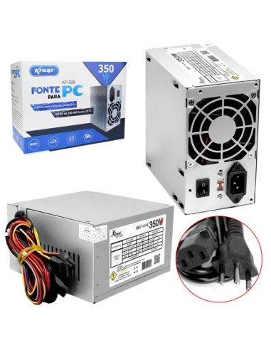 FONTE ATX 350W REAL KNUP - KP526