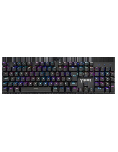 TECLADO GAMER MECANICO CLANM  CL-TK87 OUTEMU RED