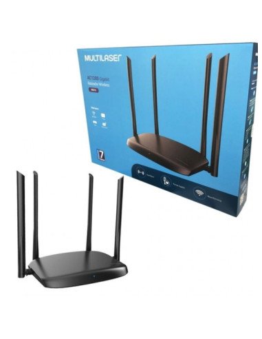 ROTEADOR WIFI GIGABIT MULTILASER - RE015