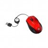 Mouse mini retratil bright vermelho - 101