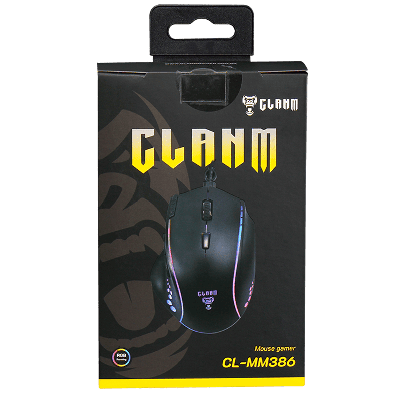 Mouse gamer 7200dpi Clanm Flix MM386