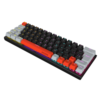 TECLADO MECANICO 60% PCYES KUROMORY SWITCH BLUE RAINBOW - PTKM60BL