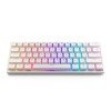 Teclado mecânico 60% branco GT moon  