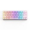 Teclado mecânico 60% branco GT moon  