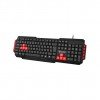 Teclado multimidea gamer menbrana Slanm - styger