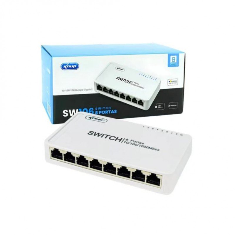 SWITCH 8P GIGABIT KNUP - SW106