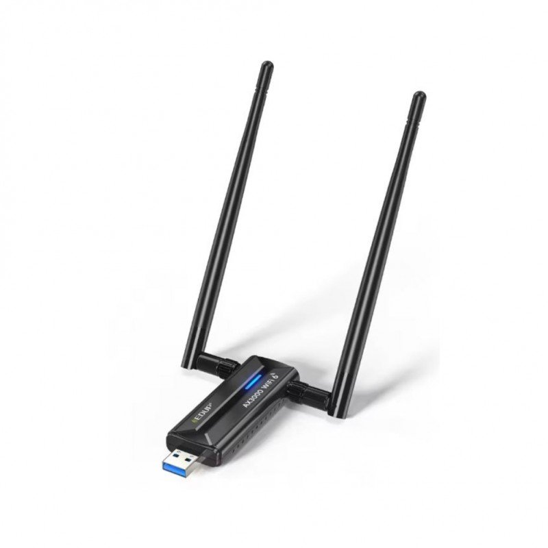 ADAP WIFI 6 3000MBPS USB EDUP AX3000 COM ANTENA