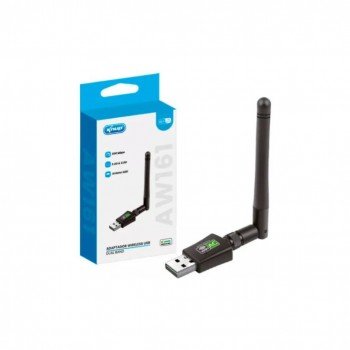 ADAP WIFI 600MBPS USB COM ANTENA KNUP KP-AW161
